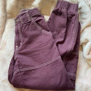 Urban Outfitters BDG Maroon Denim Joggers | 25